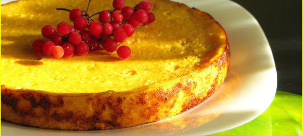 Творожно-тыквенная запеканка