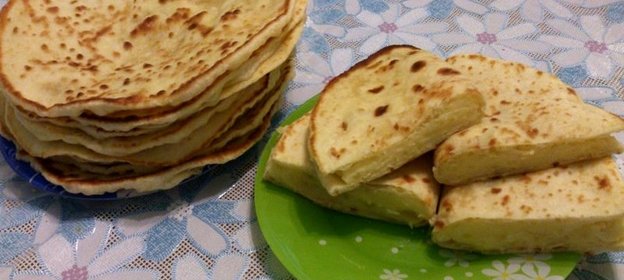 Лепешки с картошкой