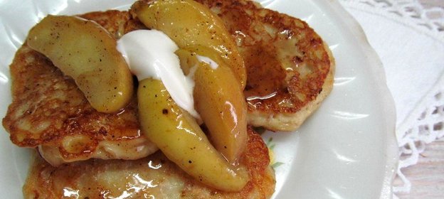 Оладьи из овсянки и творога