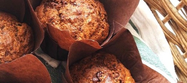 Маффины с вишней