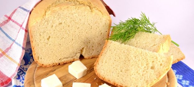 Хлеб с брынзой в хлебопечке