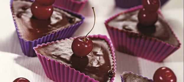 Вишнево-шоколадные кексы