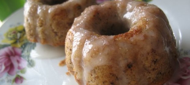 Банановые маффины с лимонной глазурью