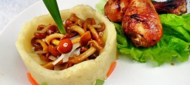 Овощи со свининой и рисом по-парижски