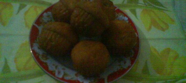 Апельсиновые маффины с каштанами