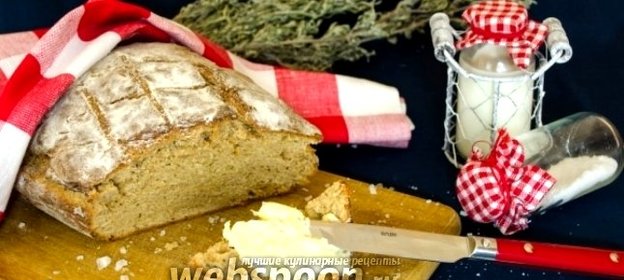 Бездрожжевой хлеб с розмарином