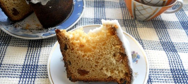 Кекс с глазурью