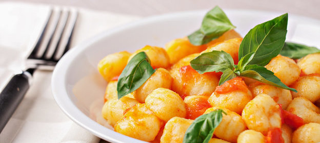 Ньокки с базиликом