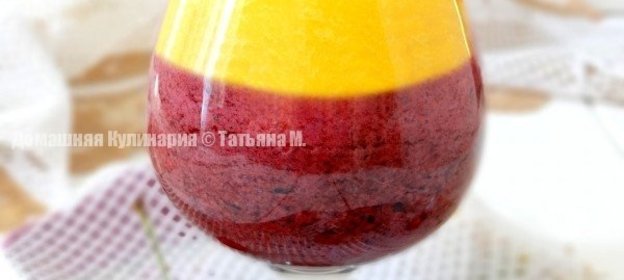 Витаминный чернично-манговый смузи