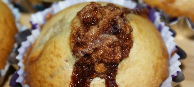 Маффины с бананом и сгущенкой