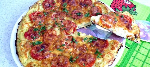 Пицца из кабачков
