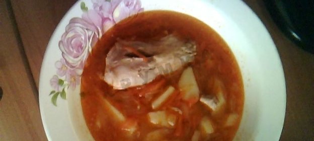 Щи из капусты квашеной