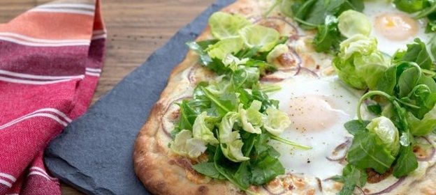 Пицца с творогом