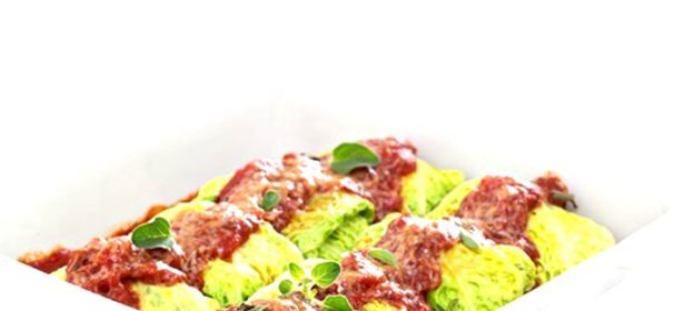 Голубцы из савойской капусты с рикоттой Unagrande и шпинатом