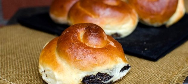 Булочки с маком