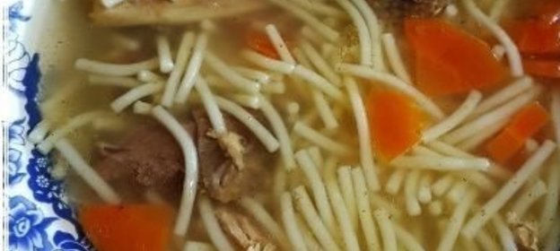 Суп из бульонных «кубиков» (суп из цесарки)