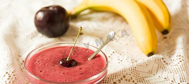 Смузи Дуэт банана и сливы