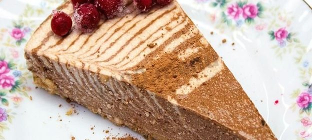 Фитнес чизкейк кофе с молоком