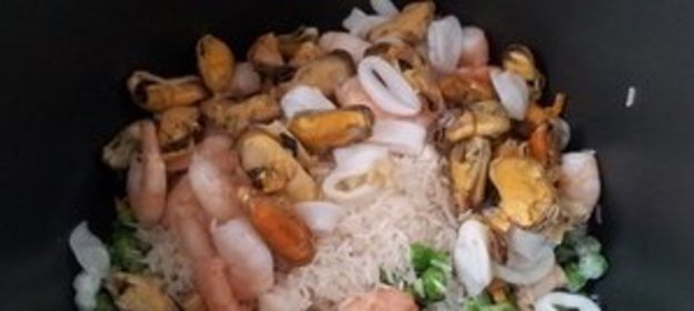 Морской коктейль на пару