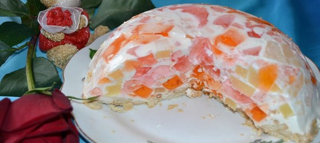 Торт желейный