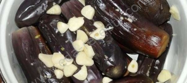 Баклажаны соленые с чесноком на зиму