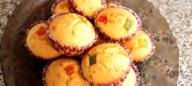 Маффины с цукатами