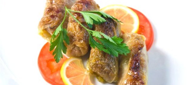 Голубцы с грибами и яйцами