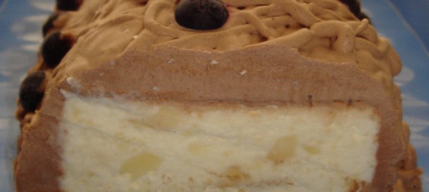 Ананасовый торт-мороженое