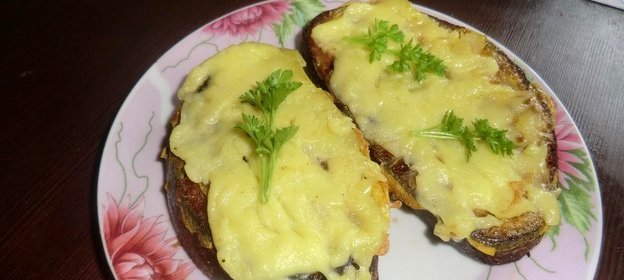 ленивая пицца-запеканка на сковородке