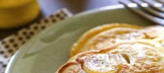 Оладьи с бананами и бурбоном