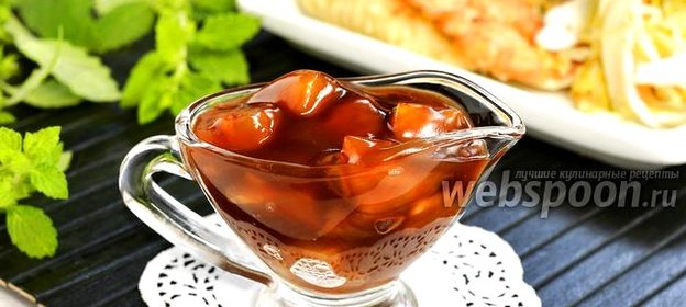 Кисло-сладкий соус с ананасом