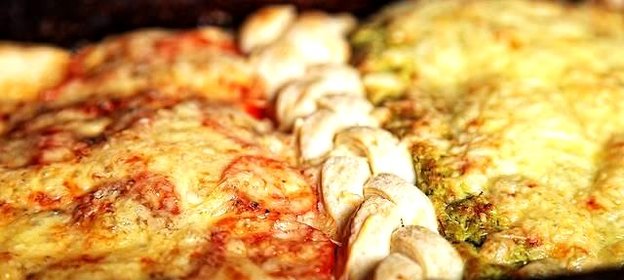 Пицца на слоеном тесте