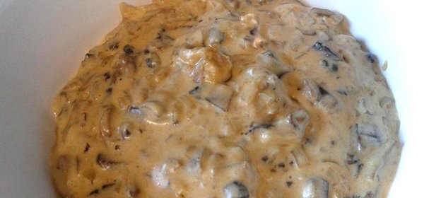 Соус из грибов на сметане