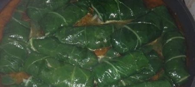 Голубцы из мангольда