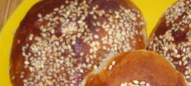 Булочки с кунжутом