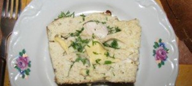 Вкусный кекс из курицы с начинкой (возможно, вариант)