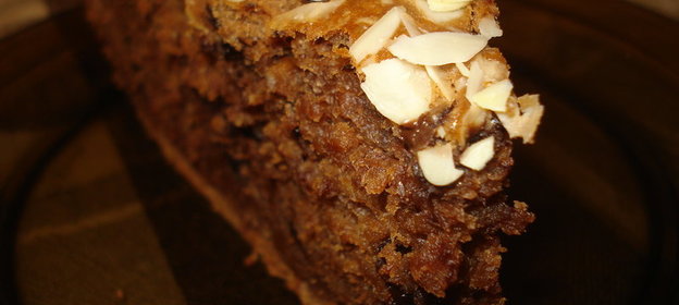 шоколадный банановый пирог