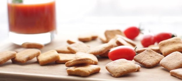 Печенье на основе томатного сока