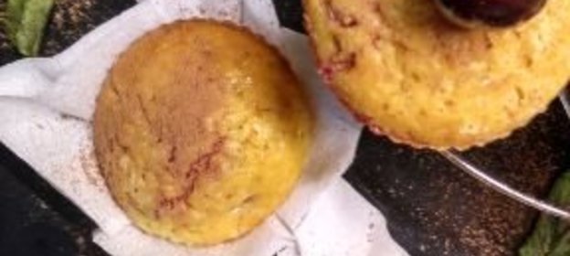 Маффины с черешней