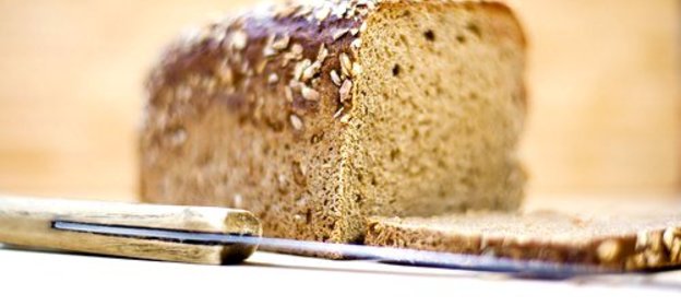 Коричневый хлеб на соде с отрубями