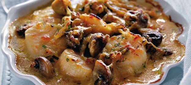 Запеченные морские гребешки