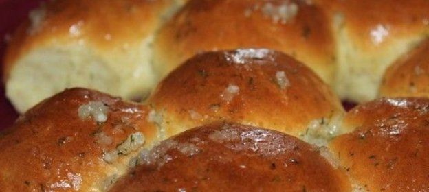 Булочки с чесноком