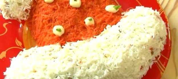 Салат Шапка Деда Мороза