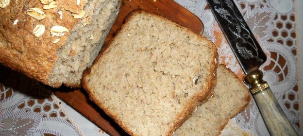 Овсяный хлеб на скорую руку