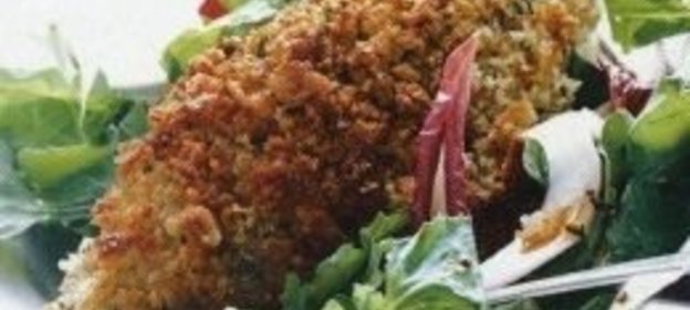 Куриные котлеты, жаренные в хлебных крошках