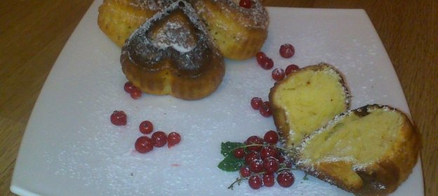 Кексы на сгущенном молоке с цитрусовой ноткой