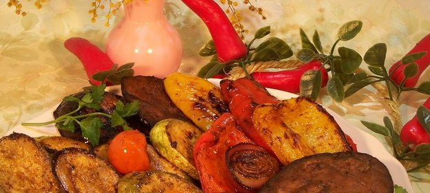 Овощи-гриль в пряном маринаде