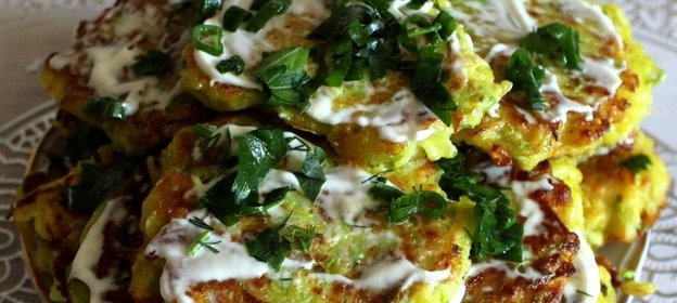 Картофельно-кабачковые оладьи