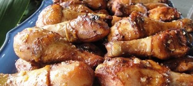 Куринные ножки в пивном маринаде на Огне !