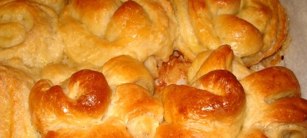 Булочки с творогом из дрожжевого теста